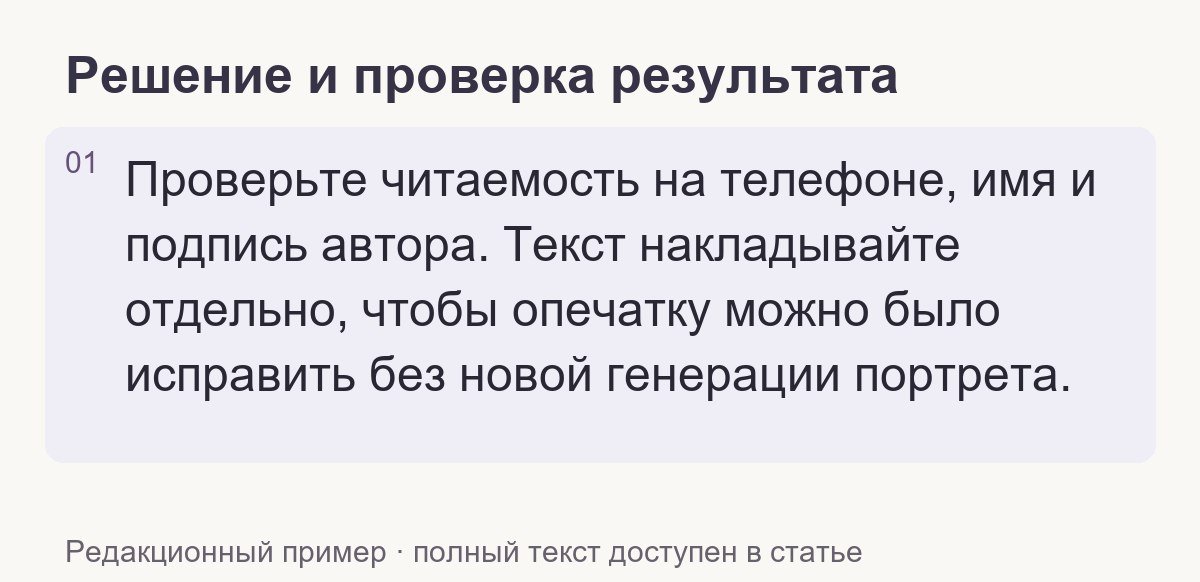 Проверка результата по теме статьи