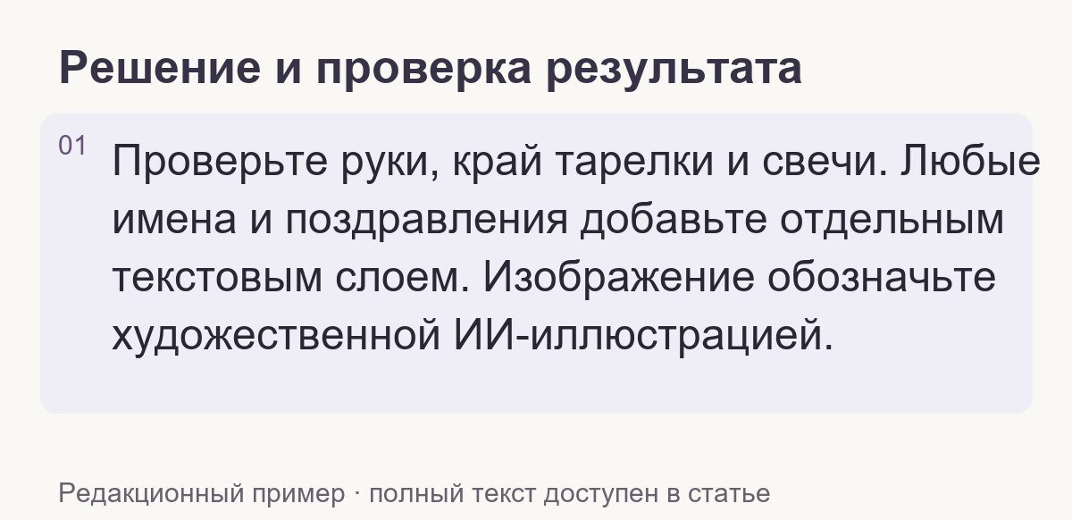 Проверка результата по теме статьи