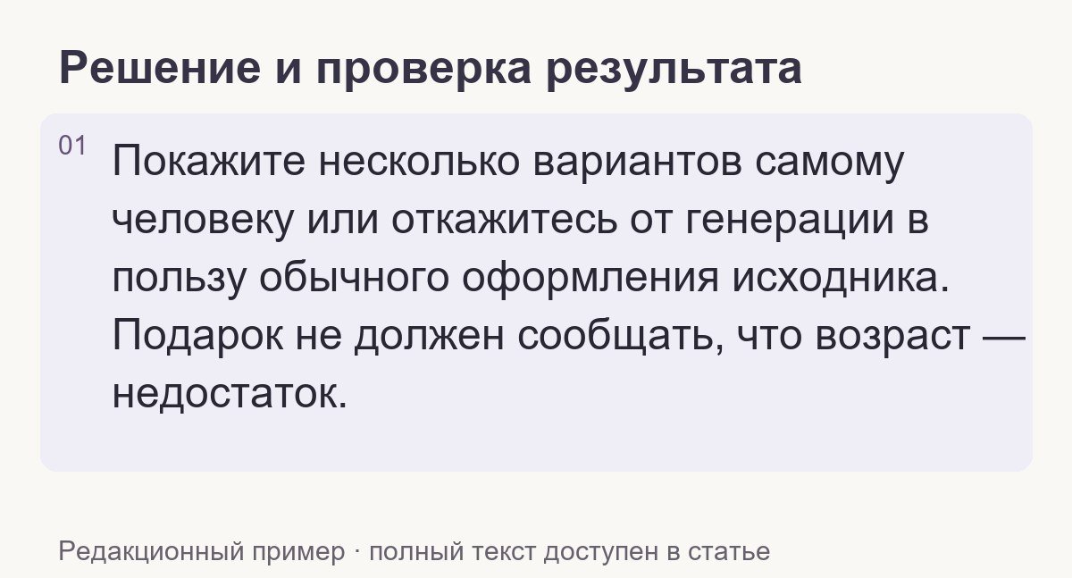 Проверка результата по теме статьи